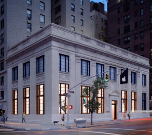 This is the Upper East Side Apple Store --because I don't have a photo of the finished Williamsburg store. Photo from Apple's website.