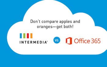 From Intermedia's website--"Don't compare apples and oranges!"