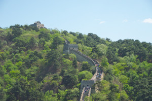 The beautiful Great Wall of China. 